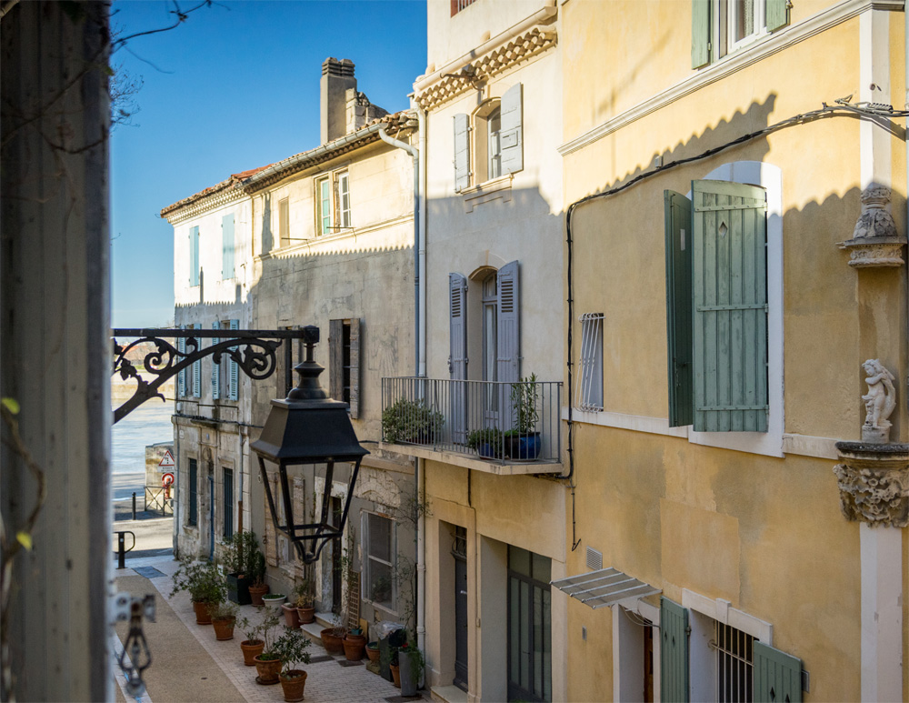 Vue depuis Mia Casa maison d'hôtes bed and breakfast Arles